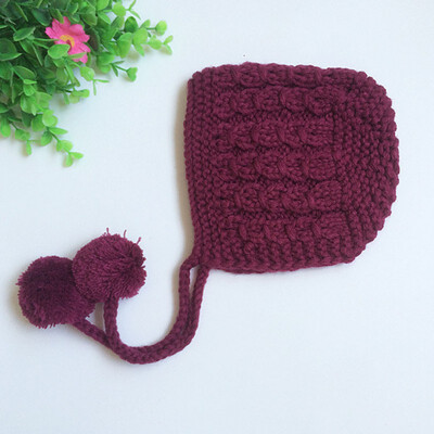

Baby Boys Girls Woolen Hat Winter Warm Baby Hats Acrylic Solid Children Winter Fall Caps