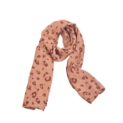 

Autumn Winter Casual Fashion Baby Girl Leopard Scarf Childrens Warm Neckerchief