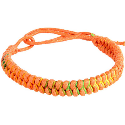 

Men Women Fashion Jewelry Friendship Folk-custom Knitting Bracelet Hand Weaving Leather Wristband
