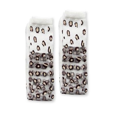 

Baby Girl Cute Socks Leopard Print Breathable Long Socks Infant Children Soft Crib Leg Warmer