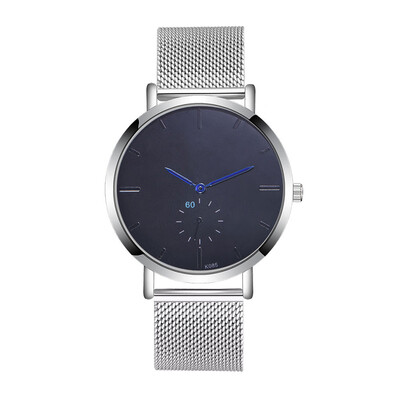 

〖Follure〗Mens Fashion Casual Alloy Steel Strap Analog Quartz Round Watch