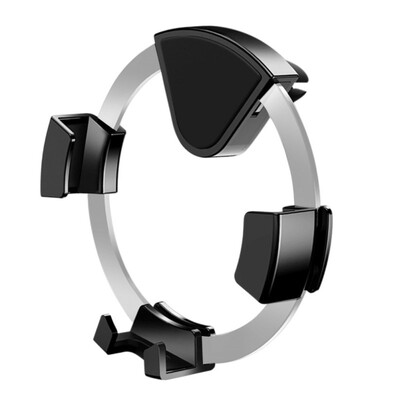 

High end Round gravity induction Mini Air Vent Mount-clip Cell Phone Holder Universal Bracket Stand Support Creative