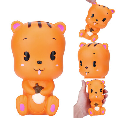 

YIWULA Cuet Squirrel Toast Scented Charm Slow Rising Squeeze Stress Reliever Toy