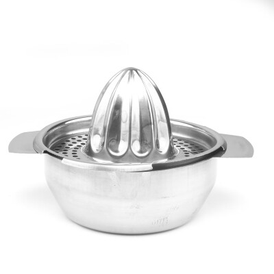 

Stainless Steel Manual Juicer Fruit Lemon Squeezer with Bowl Juicer Strainer