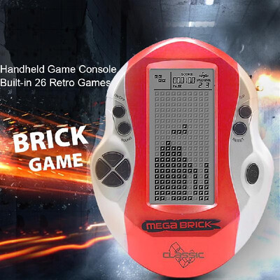

Pocket Handheld Video Game Console 3in LCD Mini Portable Brick Game Player w Built-in 26 Games