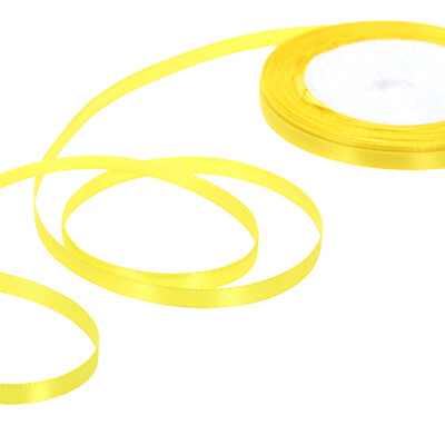 

25 YardsRoll 6mm Width Silk Satin Ribbon DIY Handmade Materials for Home Wedding Party Decorations Invitation Card Gift Wrapping