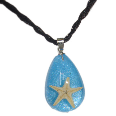 

New Crab Starfish Shell Lucite Amber Necklace Pendants Sea Marine Taxidermy
