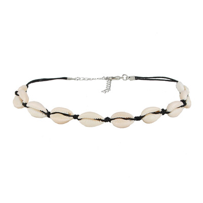 

Natural Summer Beach Shell Choker Necklace Simple Bohemian Jewelry Women Gift
