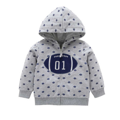 

Solid Cotton Comfort Boby Boys Girls Spring Printed Hooded Outerwear Long Sleeve Toddler Hoodies Pullover