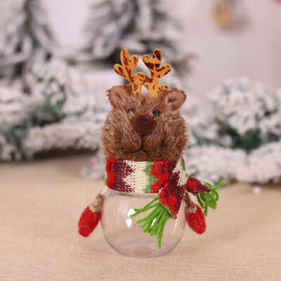 

Tailored Christmas Candy Jar Storage Bottle Friends Child Kid Flannel Sweet Gifts Snowman