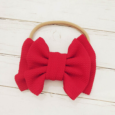 

Baby Girls Kids Toddler Bow Knot Hairband Headband Stretch Turban Head Wrap Nice