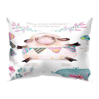 

〖Follure〗Print Pillow Case Polyester Sofa Car Cushion Cover Home Decor 30 X 50cm