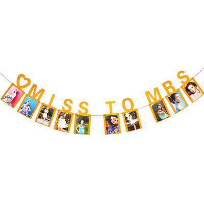 

Toponeto Miss To Mrs Photo Clips Bachelor Party Decorative Props