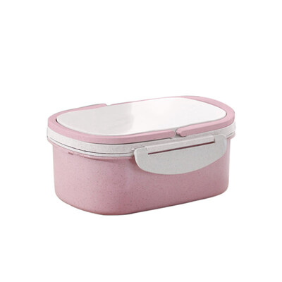 

Double Layer Wheat Straw Large Capacity Bento Lunch Box Food Storage Container