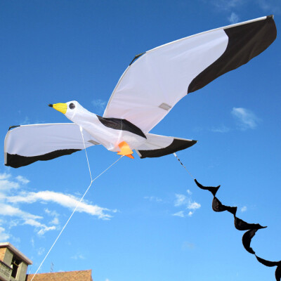 

Siaonvr 3D Seagull K-ite Kids Toy Fun Outdoor Flying Activity Game Children With Tail