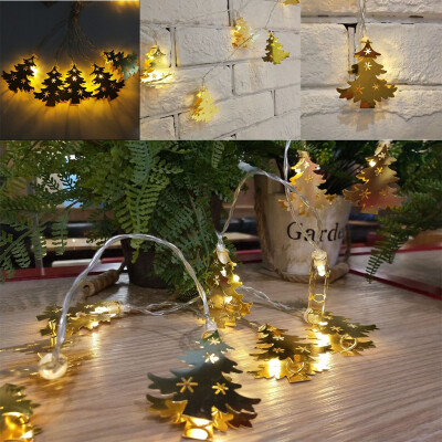 

Tailored LED String Lights Battery box Hollow Christmas Tree Party Decorative Lamp Tool