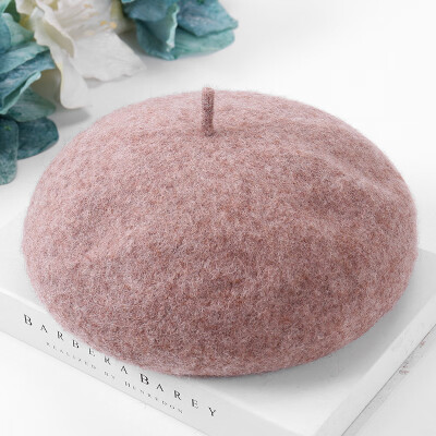 

2019 new wool beret Japanese art painter hat hundred students hat English pumpkin creed hat