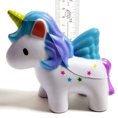 

Squishy slow rebound simulation of the toy unicorn small white horse slow rebound toy