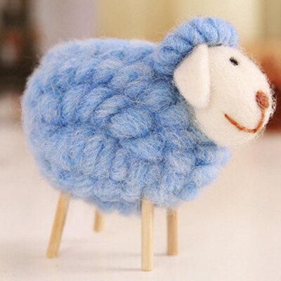 

Aohua 2019 1012cm Creative Wool Felt Cute Sheep Gift Christmas Ornament Decoration Handmade Home Photography Props Crafts-in