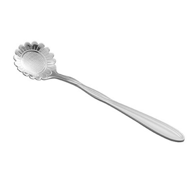 

Household Kitchen Flower Shape Spoon Stainless Steel Innovation Exquisite Cake Candy Dessert Spoon