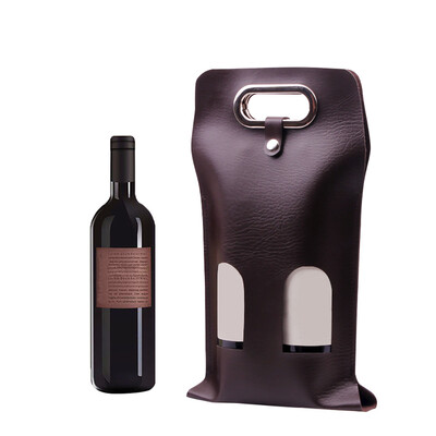 

〖Follure〗Wine Bags Of Wine Gift Boxes Red Wine Collapsible Leather Gift Bag