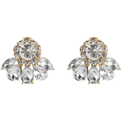 

Green Crystal Earrings Dangles Earrings for women Stone brincos earring