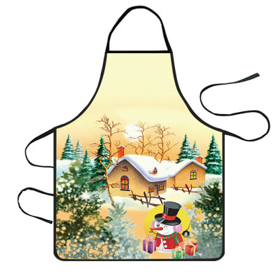 

Tailored Christmas Decoration Waterproof Apron Kitchen Aprons Dinner Party Apron