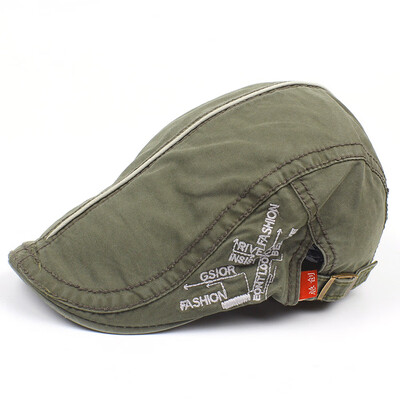 

Autumn Cotton Berets Caps For Men And Women Casual Peaked Caps Letters Embroidery Berets Hats Casquette Cap Vogue