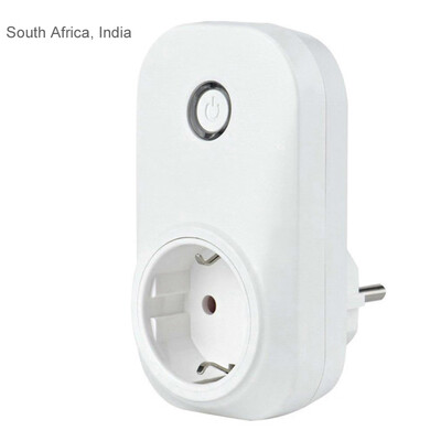 

Replacement for Google Home Smart Wifi Plug LED Light Remote Control Smart Timing Socket ZA IN Plug