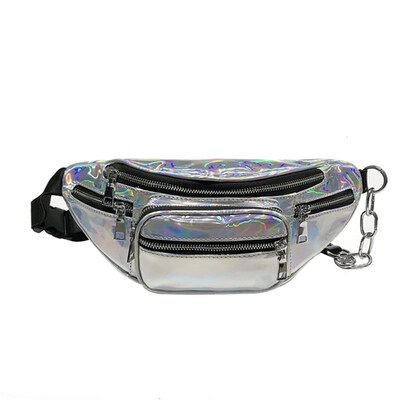 

Women Fashion Laser Chain Crossbody Shoulder Bags Waist Fanny Packs Pouch Gift