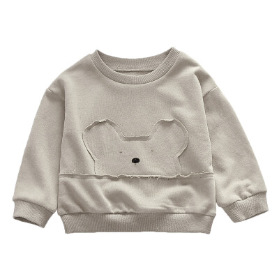 

Unisex Baby Cartoon Pattern Sweatshirt Autumn Cotton Long Sleeve Shirt Top