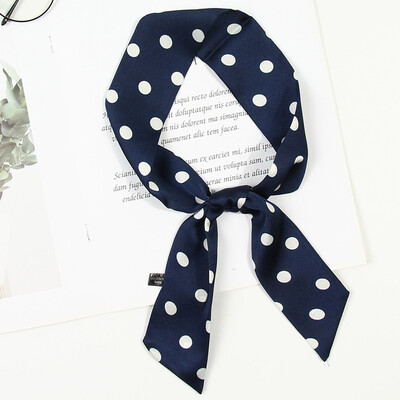 

Gobestart Women Ladies Dot Print Scarf Wrap Shawls Soft Silk Scarf Ribbon