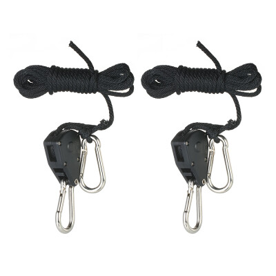 

2pcsset 18 Inch Rope Ratchet Hanger with Nylon Gear Adjustable Heavy Duty Rope Ratchet Hanger with 150lb Capacity