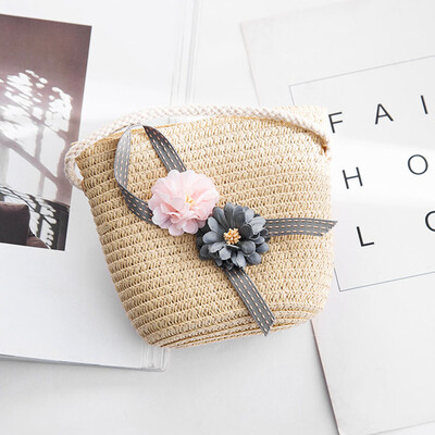 

Baby Small Bag Straw Shoulder Messenger Crossbody Bag Girl Mini For Summer Hot