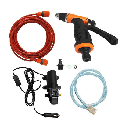 

12V Car Wash Washing Machine Cleaning Electric Pump Pressure Washer Device Tool with 2pcs towel