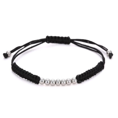 

Trendy Brand Bracelet Macrame Jewelry Copper Beads Braided Strand Woven Charm Bracelets & Bangles