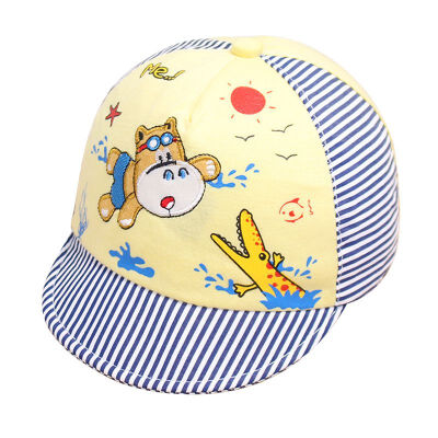 

Newborn Cotton Baby Sunhat Unisex Cartoon Crocodile Soft Cute Baby Cap Toddler Infant Boys Girls Newborn Hat For 3-24M