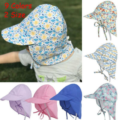 

Toddler Baby Boy Girl Sun Hat Brim Summer Hats Beach Headwear Outdoor SL UK
