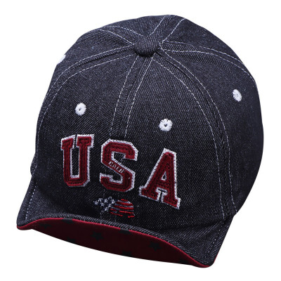 

Baseball Cap Kids Sports Cap Hat Denim Embroidery Letter Cap Children Accessories Baby Boys Girls Hats