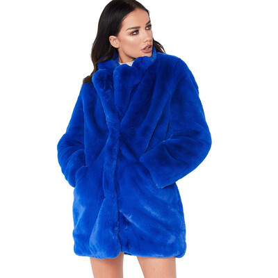 

Roseonmyhand Fashion Womens Winter Warm Solid Long Coat Pocket Jacket Outerwear