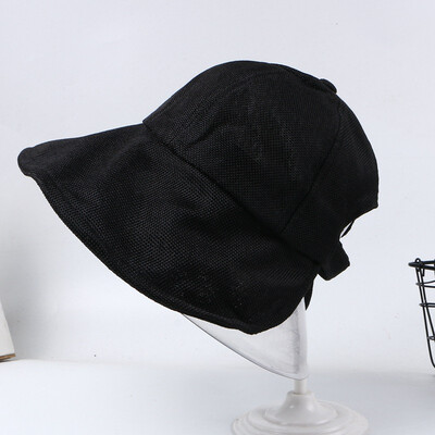 

Fishermans hat day tie cute soft girl 100 summer ins sunscreen hat big hat eaves network celebrity sun hat tide
