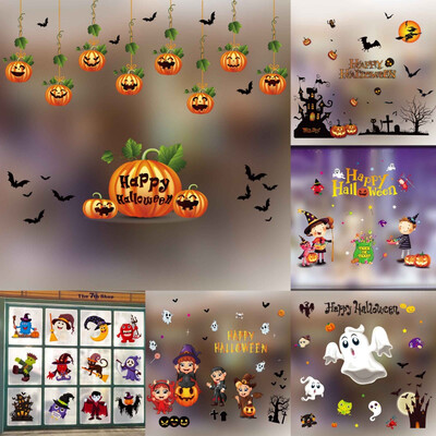 

3D DIY PVC Wall Stickers 2018 Halloween Decoration Wall Decals Vintage Post Removable Sticker Furniture Stickers Decoration