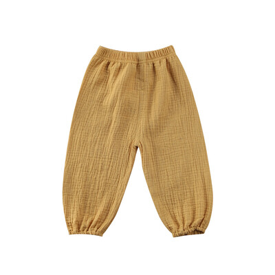 

UK Wrinkled Cotton Vintage Bloomers Kids Baby Bottoms Trousers Legging Pants New