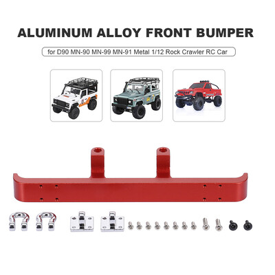 

Aluminum Alloy Front Bumper for D90 MN-90 MN-99 MN-91 Metal 112 Rock Crawler RC Car Parts Black