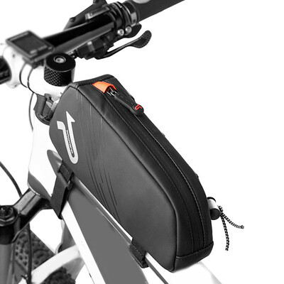 

Bicycle Front Tube Bag Zipper Pannier Pouch For Mobile Phone Wallet Holder Case