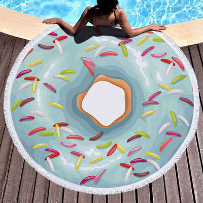 

Toponeto 1 PC Round Beach Pool Home Shower Towel Blanket Table Cloth Yoga Mat