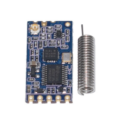 

433Mhz HC-12 SI4463 Wireless Serial Port Microcontroller Module 1000m Antenna Replace Bluetooth