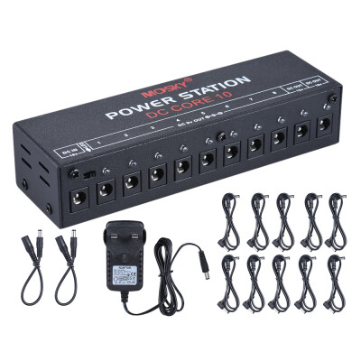 

Mini Power Supply Station 10 Isolated DC Outputs for 9V 12V 18V Guitar Effect with Power Cables