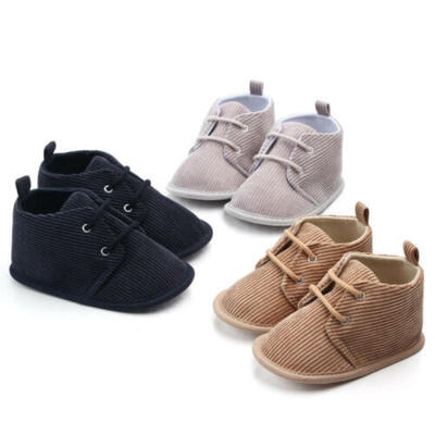 

Newborn to 18 Months Baby Boys Kids Soft Sole Crib Shoes Infant Toddler Sneaker