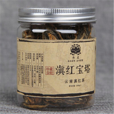 

C-HC051 60g Yunnan Handmade Dianhong Black Tea Small pagoda Puer Teacanned chinese Handmade black tea